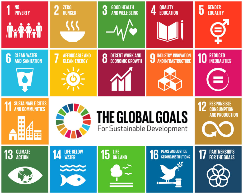 The 17 Sustainable Develompment Goals
