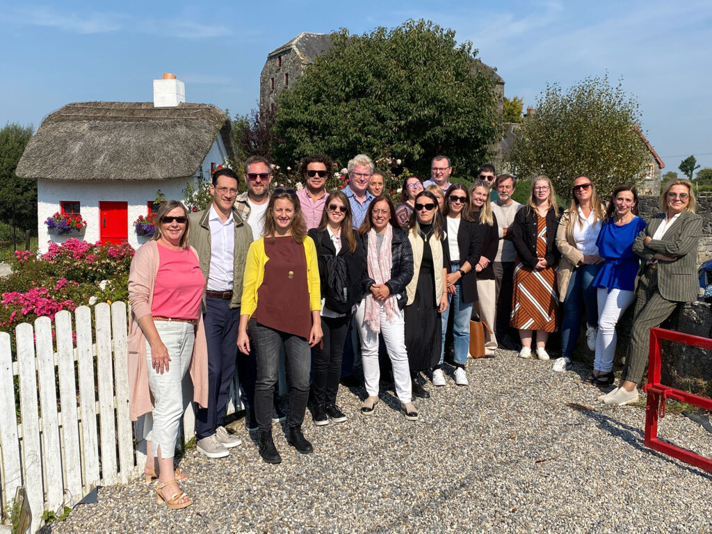 group picture in countryside area