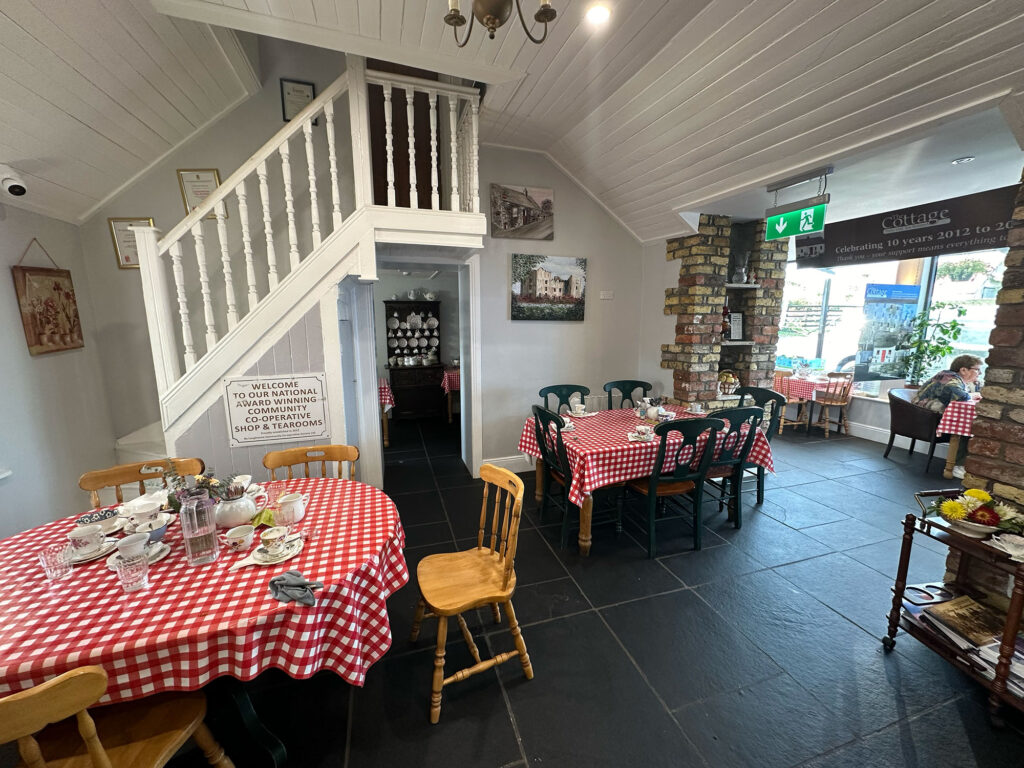 The Cottage Shop and Tearoom - internal view